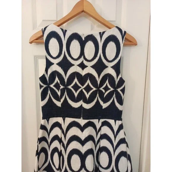 Nwot Women's The Limited Aline Pleated Drop Waist Dress With Pockets Size 8 - Picture 6 of 11